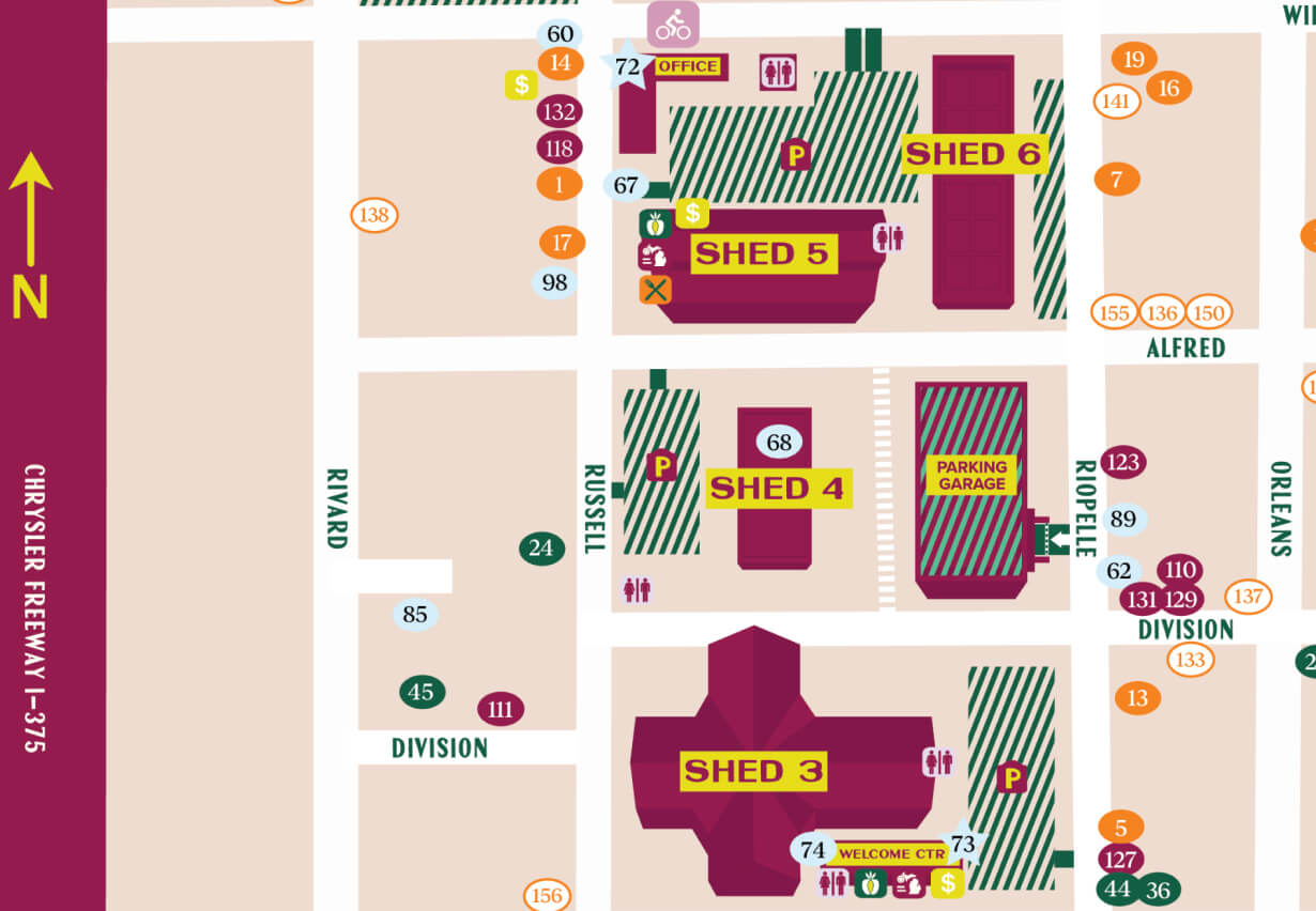 Eastern Market Map